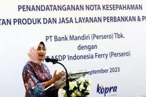 ASDP Gandeng Bank Mandiri Memperkuat Pelayanan Diigital