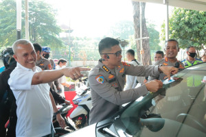 Polda Metro Jaya Gelar Uji Emisi Gratis