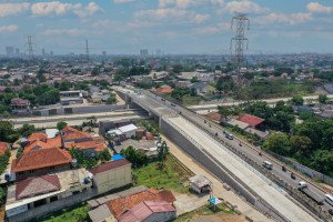 Jalan Tol Serpong-Cinere Segera  Beroperasi Penuh,  Progres Kontruksi Seksi 2 Capai 100 Persen