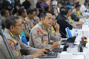 Kakorlantas Polri Bersama Kapolda Bali Laksanakan Tactical Floor Game  