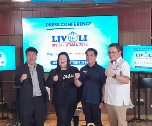 Pertarungan Seru, Liga Voli 2023 Kembali  Digelar di Tiga Kota