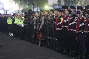 Ciptakan Kedamaian dan Kenyamanan Polda Metro Jaya Gelar Patroli Skala Besar