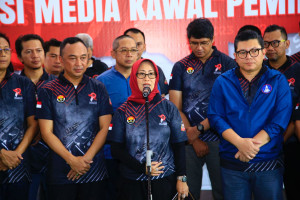 Polri, Dewan Pers, dan Pimpinan Media Deklarasi Pemilu Damai 2024