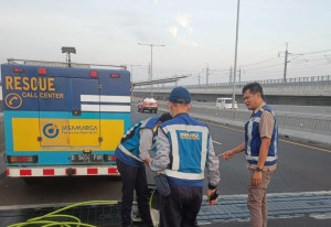 Penjelasan PT JJC Terkait Material Besi yang Tertancap di Expansion Joint Jalan Layang MBZ 