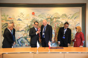 Manfaatkan Momen Sidang IMO, Kemenhub Jalin Kerjasama Dengan Tiga  Pihak di London