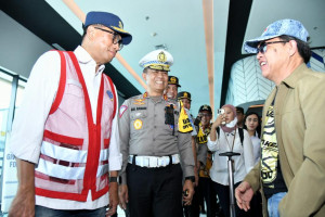 Kakorlantas Polri Tinjau Pelabuhan Merak - Tol Japek Sampai Tol Cipali