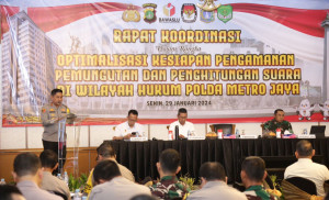 Polda Metro Jaya Siapkan  162.313 Personil  Mengamankan tahapan pemilu 2024