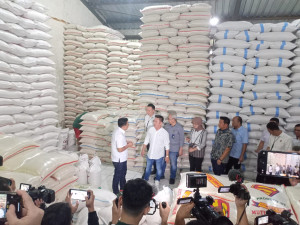 Pastikan Stok Beras Tersedia Bapanas Tinjau Gudang  Beras BULOG di Cipinang.
