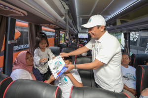 Dirut BTN Lepas Mudik Grratis