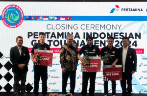 Aditya B Arfan Raih Sukses Ganda di Grand Master Internasional Pertamina