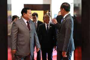 Dibuka Resmi Presiden Jokowi,Menhan Prabowo Hadiri WWF di Bali