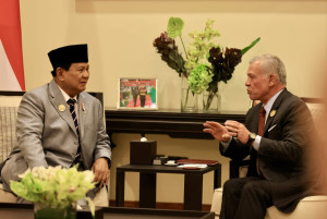 Prabowo - Raja Yordania  Bahas Pengiriman Bantuan ke Jalur Gaza