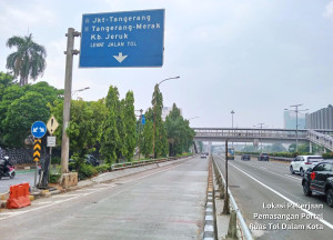 Jasa Marga Batasi Ketinggian Kendaraan  Di Simpang Susun Ramp D Ruas Tol Dalam Kota,