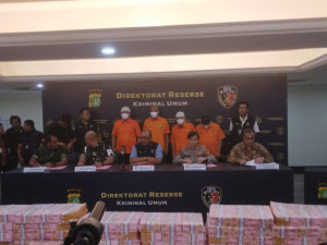 Ini Dia Empat  Tersangka Sindikat Pemalsuan Uang Rupiah Senilai 22 Miliar