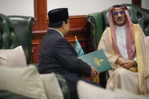 Menhan Prabowo dan  Dubes Arab Saudi, Bahas Penguatan Kolaborasi Pertahanan