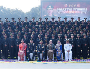 Panglima TNI Melantik 350 Perwira Prajurit Karier TNI TA 2024