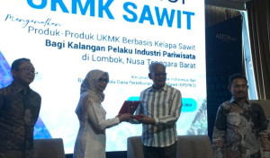 BPDPKS Gandeng Kembangkan.   Produk UKMK Sawit di Mataram