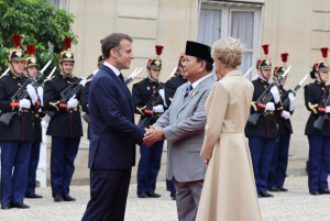 Menhan Prabowo Hadiri Pembukaan Olimpiade Paris 2024,