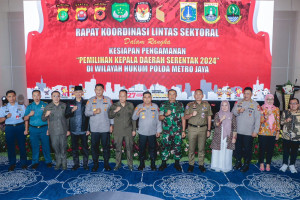 Jelang Pilkada DKI Jakarta. Polda Metro Jaya Gelar Rakor Lintas Sektoral
