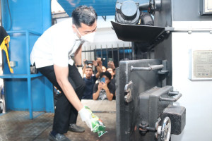 Ratusan Kilogram Sabu dan Ribuan Butir Ekstasi Dimusnahkan