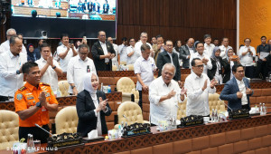 DPR  Ketok Palu Besaran  Pagu Anggaran Kemenhub Tahun 2025 Sebesar Rp. 24,76 Triliun