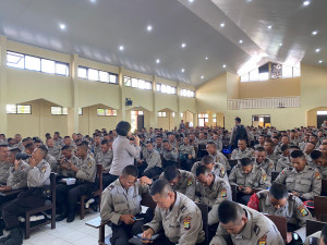 350 Siswa Bintara SPN Lido Ikuti Sosialisasi E- Learning  Tentang Kehumasan