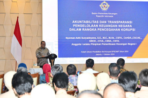 Menhub: Awas ....Hindari Korupsi, Jati-Hati  Mengelola Keuangan Negara