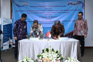 Pelita Air Bersama Direktorat Jenderal EBTKE dan GIZ Jadikan Bandara Pondok Cabe sebagai Eco-Friendly Airport