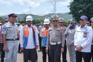 Persiapan Nataru, Korlantas Polri Tinjau Jalur Pelabuhan Merak dan Ciwandan,