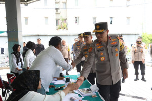 Pastikan Pencoblosan Lancar, Wakapolda Metro Jaya  Tinjau TPS Muara Angke