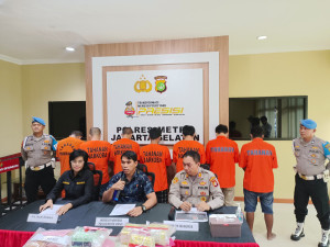 Polres Metro Jakarta Selatan Ungkap Kasus Narkotika Jaringan Internasional