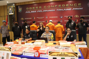 Polres Pelabuhan Tanjung Priok Tangkap Tersangka Narkoba