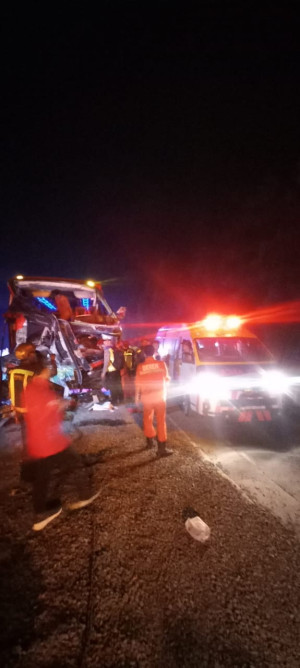 Tol Cipularang Berduka, Dua Kecelakaan Melibatkan Dump Truk dan Bus, Dua Meninggal Dunia