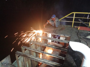 Menelisik Galangan Kapal Milik PT.Solo Trans Logistik di CBL,  Hemat 40 Persen