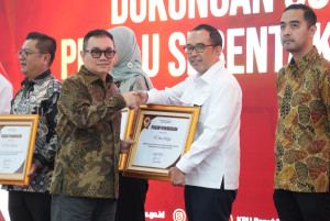 KPU  Berikan Penghargaan Kepada Jasa Marga atas Dukungan Sosialisasi Pemilu 2024