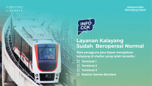 Kalayang Bandara Soekarno-Hatta Kembali  Melayani Penumpang Antar Terminal  