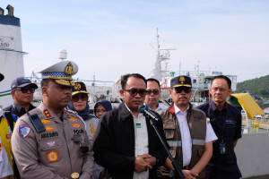 Kakorlantas Polri Gelar Rapat Koordinasi Kesiapan Layanan Penyeberangan Angkutan Lebaran 2025