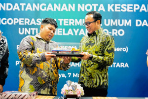 Perkuat Konektivitas Maritim Nasional  ke Kawasan Timur, ASDP Gandeng   Delta Artha Bahari Nusantara