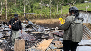 Polri Lakukan Olah TKP Penyerangan Terhadap Guru dan Tenaga Kesehatan di Yahukimo 