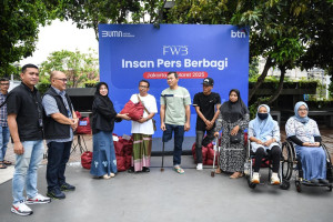 BTN dan Insan Pers Bagikan Sembako