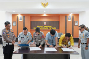 PT Jasa Raharja Kalsel Teken Komitmen  Bersama Dengan Mitra Terkait