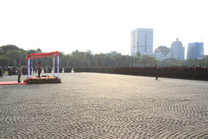 Ribuan Personel Gabungan Siap Kawal Aksi Buruh di Monas