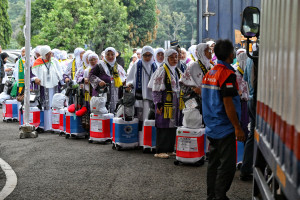 35 Unit  Pesawat  Terbangkan  221 Ribu Jemaah Haji ke Madinah dan Jeddah dari 14 Bandara