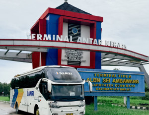 Pontianak - Kuching Jadi Rute Antar Negara  DAMRI Paling Favorit