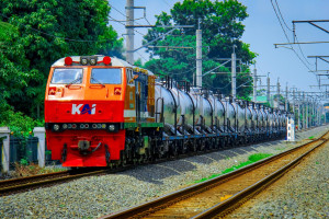 Volume Avtur Yang Diangkut Kereta ke Yogyakarta International Airport  Tumbuh 123 persen