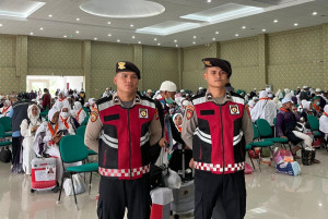 Polri Lakukan Pengamanan Kepulangan Jamaah Haji 