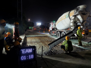 Ruas Tol Sedyatmo Arah Pluit Dilakukan Perbaikan