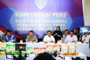 Beras Premium Tak Sesuai Mutu: Tiga  Pimpinan  PT.PIM  Jadi Tersangka