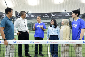Dukung Olahraga Padel,  BTN Luncurkan Program Save & Smash,
