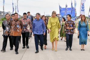 BTN Kedatangan Tamu Istimewa Queen Máxima Dari Belanda  Berikan Apresiasi  Pelayanan KPR 